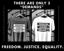 Load image into Gallery viewer, “DEMANDS" TEE (BLACK)
