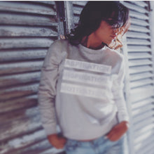 Load image into Gallery viewer, Crewneck ASPIRATION. INSPIRATION. MOTIVATION Sweatshirt (GREY)