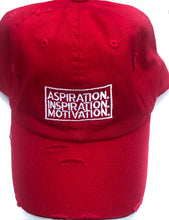 Load image into Gallery viewer, Vintage Washed Distressed "Dad Cap" (RED)