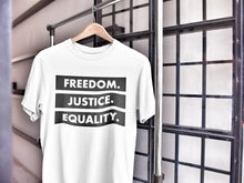 Load image into Gallery viewer, “DEMANDS" TEE (WHITE)